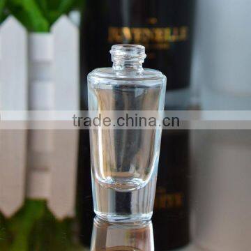 Transparent nail polish glass bottle