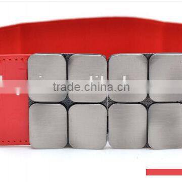 2014 Best fashion silver metal belt women fashion belt