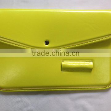 Selection of 13 14 15 Inch eva pu coated leather bag for pad