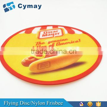 Custom frisbee ,nylon fabric frisbees for dog, Flying Disc wholesale