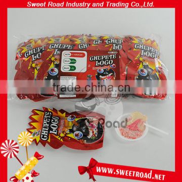 Chupete Logo Fruit Flavor Poping Candy