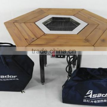 high quality china manufacturer AR-20161036 Easy assembled and clearn grill table