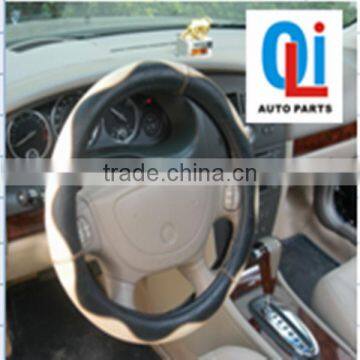 Machines leather winter steering wheel cover
