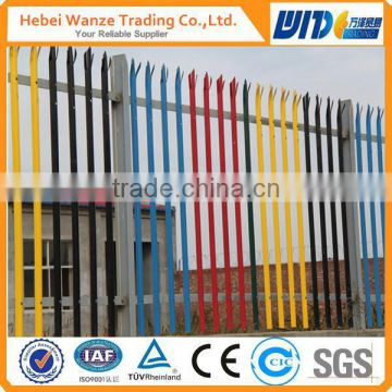 pvc coated fence panel or ornamental wrought iron fence for Europe