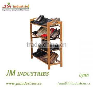 Cheap wood pallet shoe rack manufacture