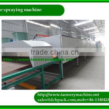 Pu leather spraying machine for chemical