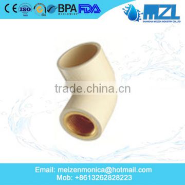 2" inch China supplier Popular Cheap ASTM CPVC Pipe Fittings 45 Deg Elbow