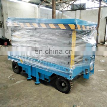 7LSJY Shandong SevenLift 16m portable hydraulic truck mounted scissor lifting platform