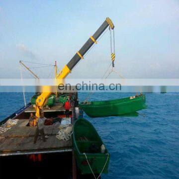 Hydraulic 10t/12m Vessels Single Arm Crane