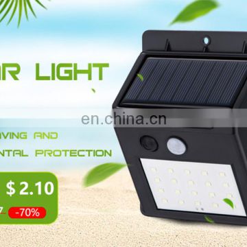 30 LED Solar Lights Motion Sensor solar led outdoor wall light