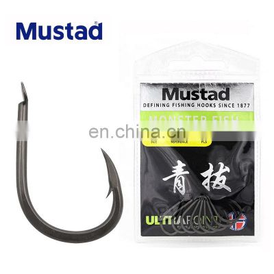Mustad 13302 Large Barbed Hook  Big Fish Sea Angling high Carbon Steel Hooks Ocean Fishing Special for big fish