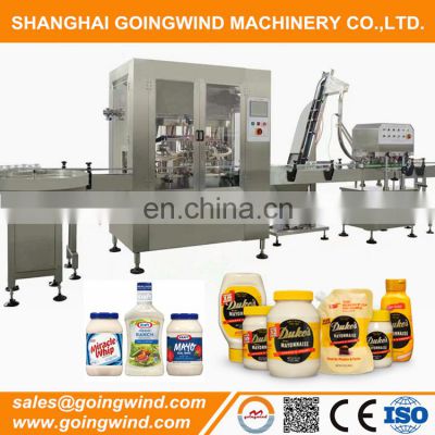Automatic molasses packaging machine auto oil salad dressing bottle jar filling packing line cheap price for sale