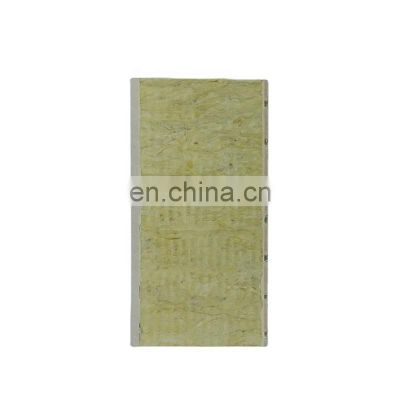 Fire Rated Fire Resistant Polyurethane Rock Wool Exterior Wall Insulation Decorative Integrated Panel Board
