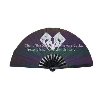 Large Folding Silk Hand Fan Hand Folding Fans Chinese Tai Chi Folding Fan for Men and Women Performance