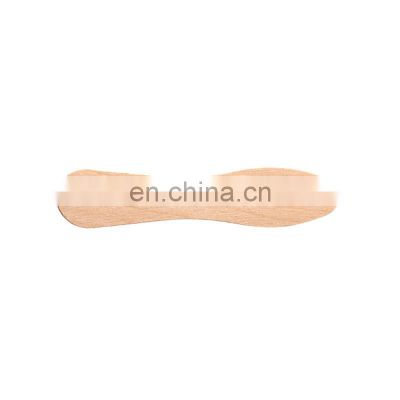 YADA 75mm birch wood ice cream spoon customized natural wooden sticks with brand logo