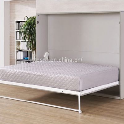Manual Folding bed horizantal wall mounted bed single hidden wall beds for sale with bent leg