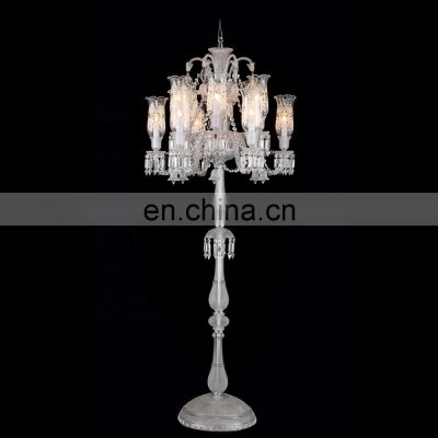 showsun lighting customize crystal floor lamp for home decoration