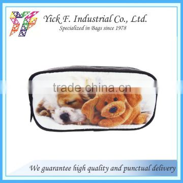 High Quality with HD Sublimation Printing Polyester Pencil Bag for children