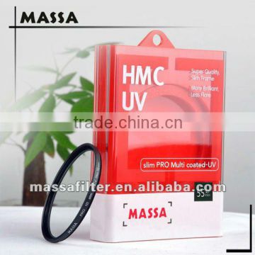 Alibaba Best Sellers Massa 55mm Slim HMC UV Camera Filter