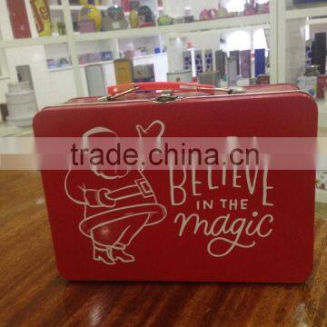 tin handle box,tin boxes with hinges,tin box for cosmetic