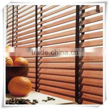 Top Selling!!home decoration faux wood blinds/PVC wooden curtain/window blinds