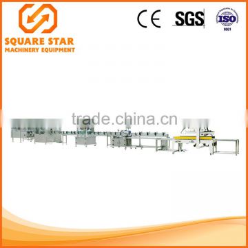 Linear automatic water filling line