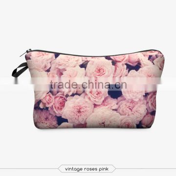 Factory direct sale wholesale printed polyester flag promotional cosmetic bag