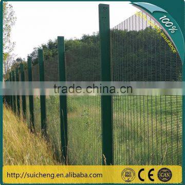 2015 new products pvc coated 358 metal security iron fencing