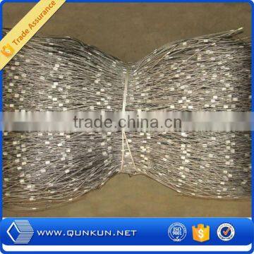 Direct manufacturer stainless steel wire roep zoo mesh