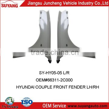 Steel Front Fender For Hyundai Chorus&Mighty Car Body Parts OEM#66311-2C000