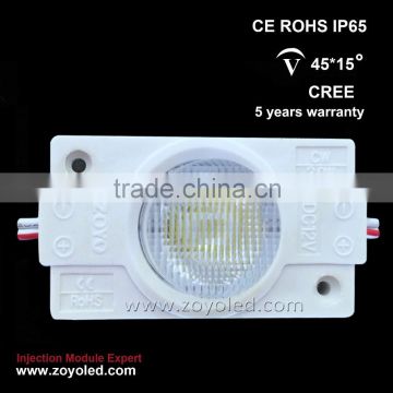 2w CRE E Osram square led modules injection supplier for sign banners advertising board