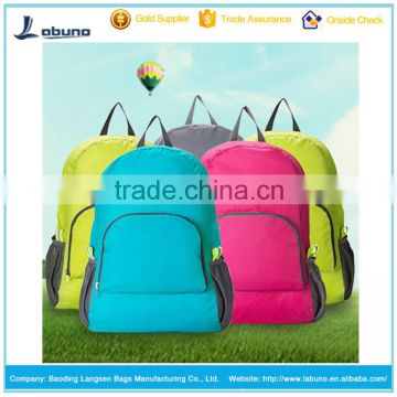 Foldable travel backpack for teens