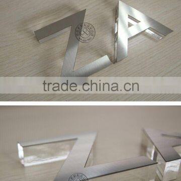 LED crystal channel characters / stainless steel edg/ acrylic resin production / metal door signs /Crystal Mini / screw back