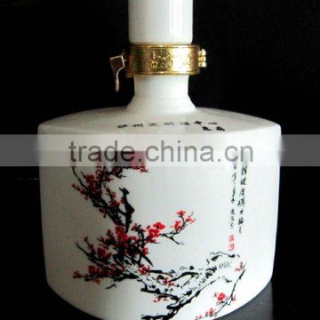 ceramic wine bottle with high quality BY DECAL