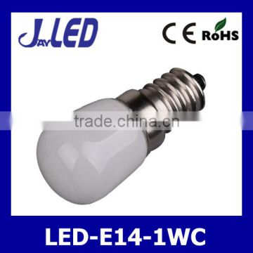 E14 LED bulb for fridge T25 LED bulb 1W ce rohs