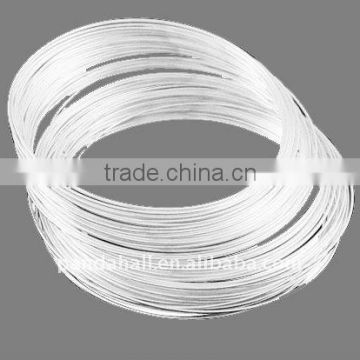 Stainless Steel Memory Wire, Nickel Free, Nickel, 11.5cm, Wire: 0.6mm, about 500 circles/500g(MW11.5CM-NF)