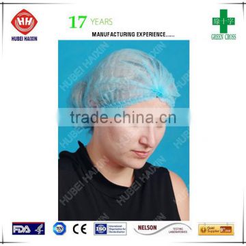 High quality nonwoven disposable mob cap hospital food facory used