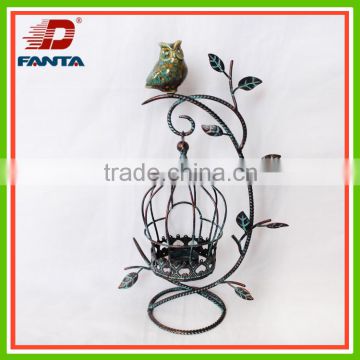Classic decorative birdcage style metal tealight holder for gift and decor