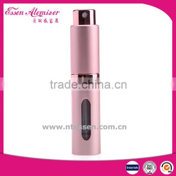 6ml Mini Twist Up Anodized Perfume Atomizer Pink Color