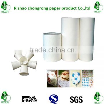 paper for food packing, paper for bags,paper for cups