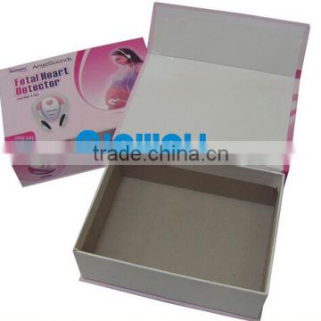 different types rigid cardboard packaging gift box with magnet, high printing