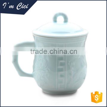 New design promotional creative ceramic mug customized ceramic Cup CC-C044