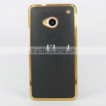 Deluxe Leather Hard Case For HTC One M7
