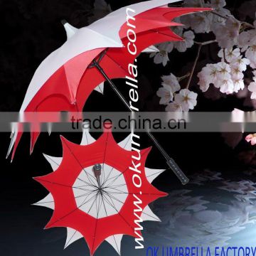 Pagoda umbrella(new product),Lotus Umbrella(new design),beautiful umbrella,new umbrella,double layers umbrella,2 cover umbrella