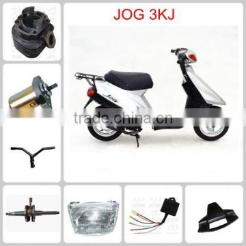 JOG 3K for yamah motorcycle parts rear wheel/front rim/guard comp/speedometer gear/Seat assy to South America market from China