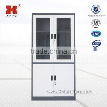 Cheap glass door steel file cabinet/steel furniture metal file cabinet