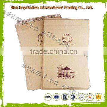 Zipper bag/brown paper shopping bag