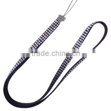 Promotion PU Crystal Cell Phone Lanyard