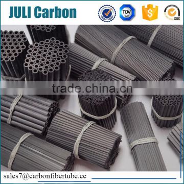 Juli professional manufacturer high strenght light weight custom size carbon fiber tube for carbon fiber parts/drone parts