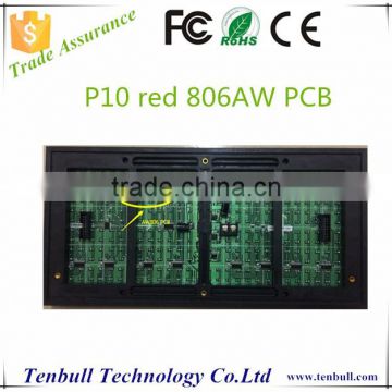 p10(1r)-AW806 outdoor led module, p10 single color red/white/green/yellow/blue option